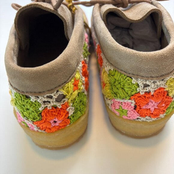 Laidback London Komo Crochet Moccasin Gum Sole Boho EU 38 Artsy Boho Anthro - Picture 6 of 8